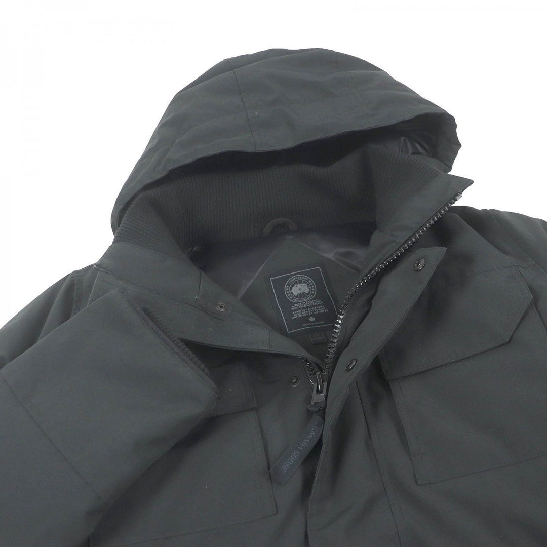 CANADA GOOSE Down jacket 4550MB Outer: 84% polyester, Outer: 16% cotton, Lining: 100% polyester, Part: 82% acrylic, Part: 15% polyester black Maitland Parka mens L Used Authentic