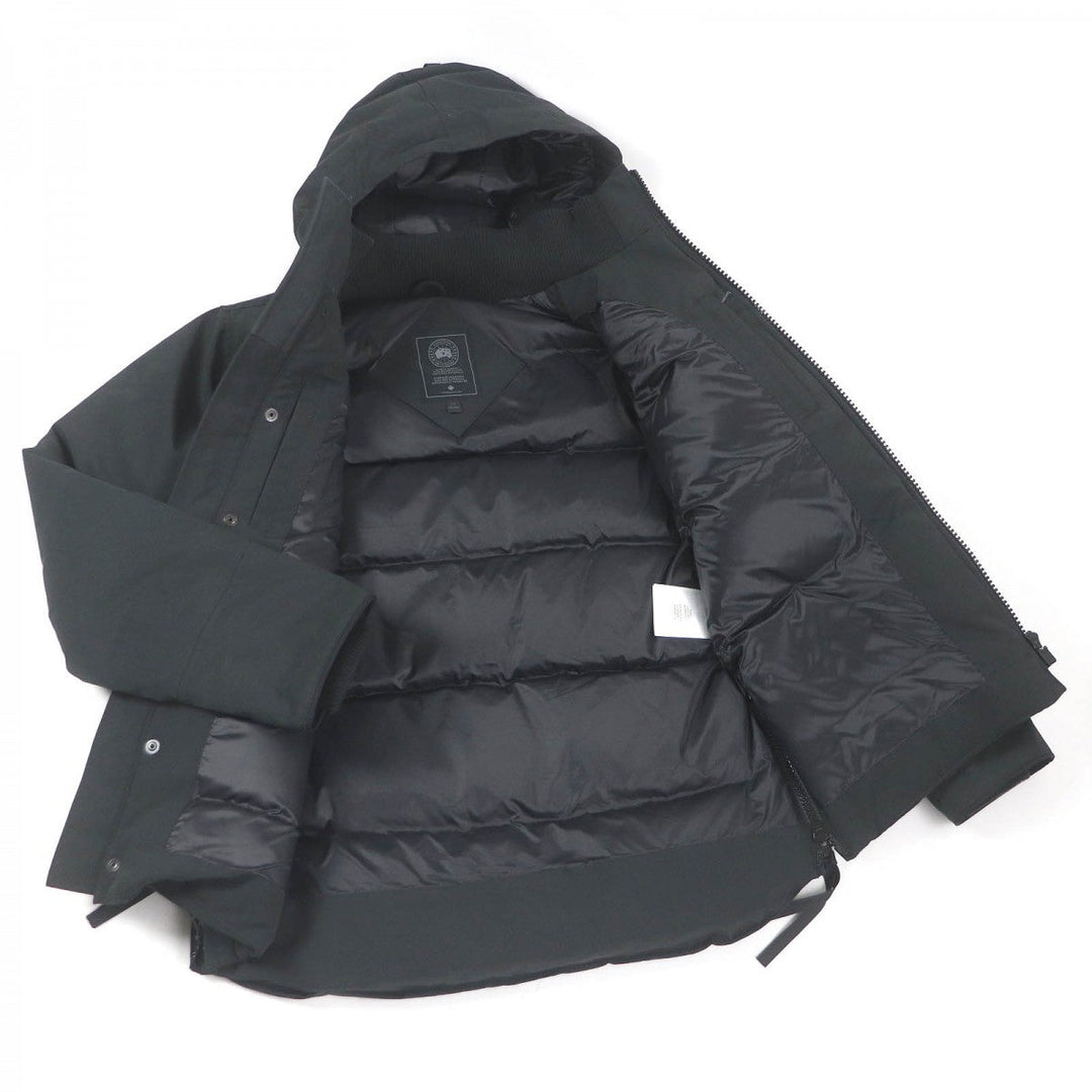 CANADA GOOSE Down jacket 4550MB Outer: 84% polyester, Outer: 16% cotton, Lining: 100% polyester, Part: 82% acrylic, Part: 15% polyester black Maitland Parka mens L Used Authentic