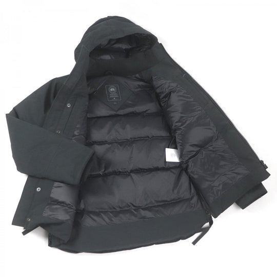 CANADA GOOSE Down jacket 4550MB Outer: 84% polyester, Outer: 16% cotton, Lining: 100% polyester, Part: 82% acrylic, Part: 15% polyester black Maitland Parka mens L Used Authentic