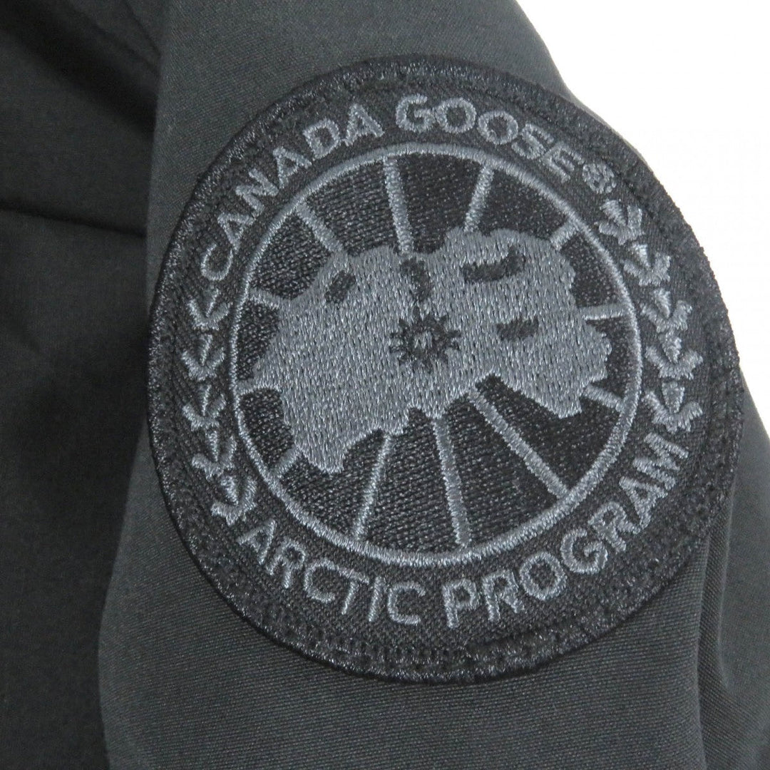 CANADA GOOSE Down jacket 4550MB Outer: 84% polyester, Outer: 16% cotton, Lining: 100% polyester, Part: 82% acrylic, Part: 15% polyester black Maitland Parka mens L Used Authentic