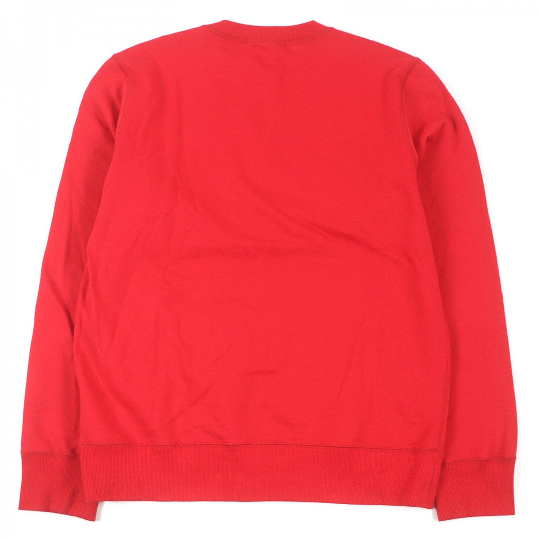 LOUIS VUITTON sweat Main: 88% cotton, Main: 12% rayon Red mens XL Used Authentic