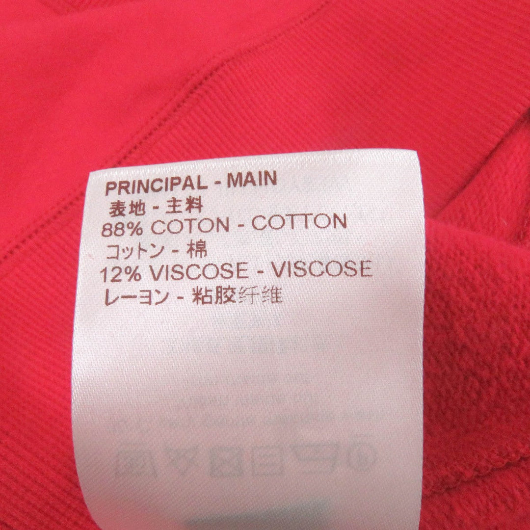 LOUIS VUITTON sweat Main: 88% cotton, Main: 12% rayon Red mens XL Used Authentic