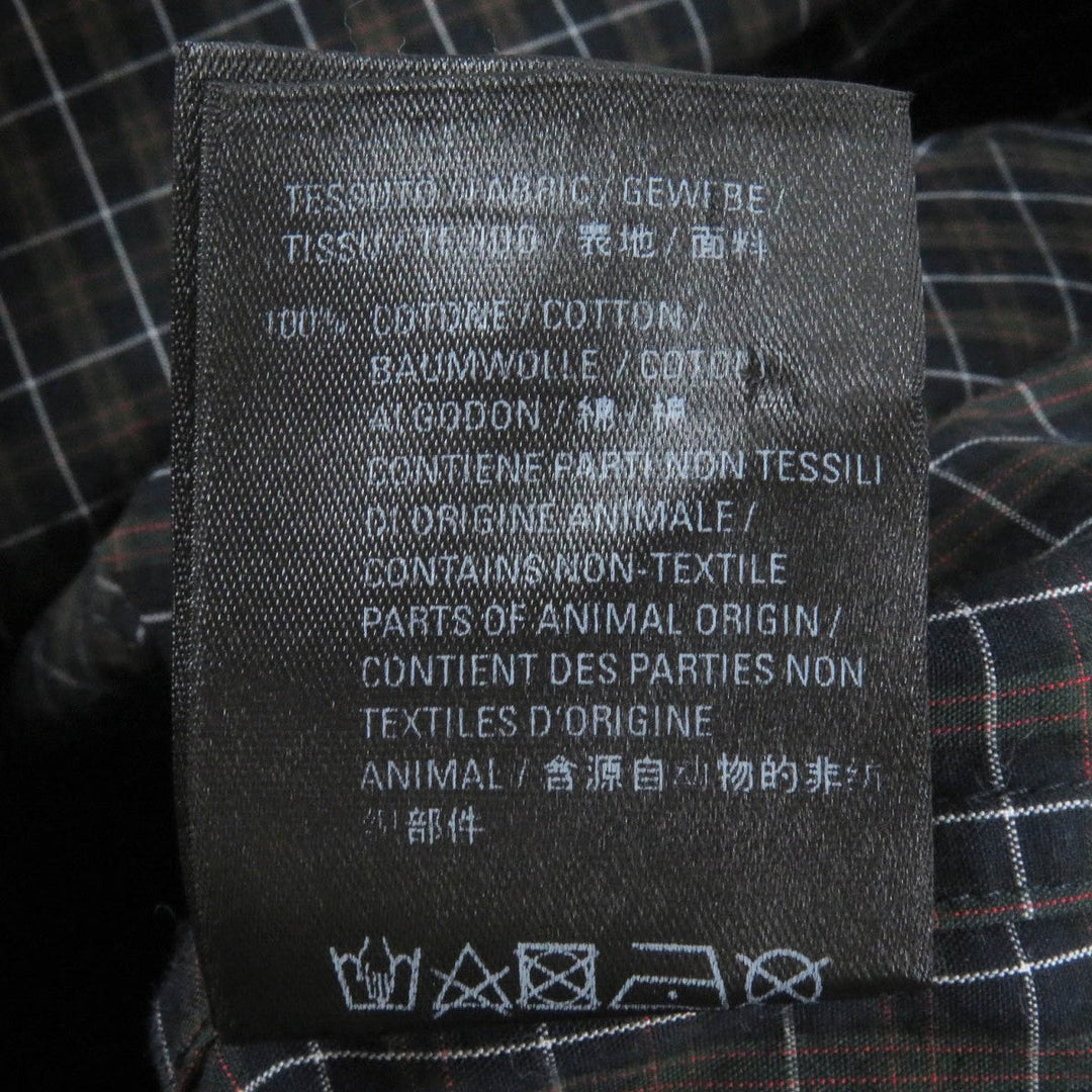 BALENCIAGA Long sleeve shirt 556878 Main: 100% cotton charcoal mens 39 Used Authentic