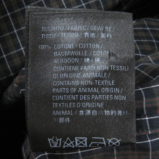 BALENCIAGA Long sleeve shirt 556878 Main: 100% cotton charcoal mens 39 Used Authentic