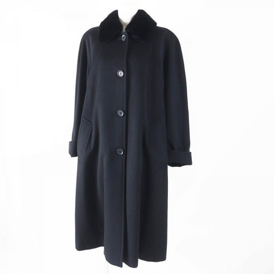 Herno coat Main: 100% cashmere, Lining: 100% silk black Women 44 Used Authentic