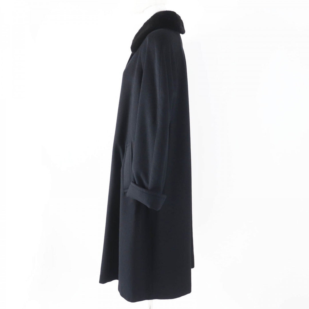 Herno coat Main: 100% cashmere, Lining: 100% silk black Women 44 Used Authentic