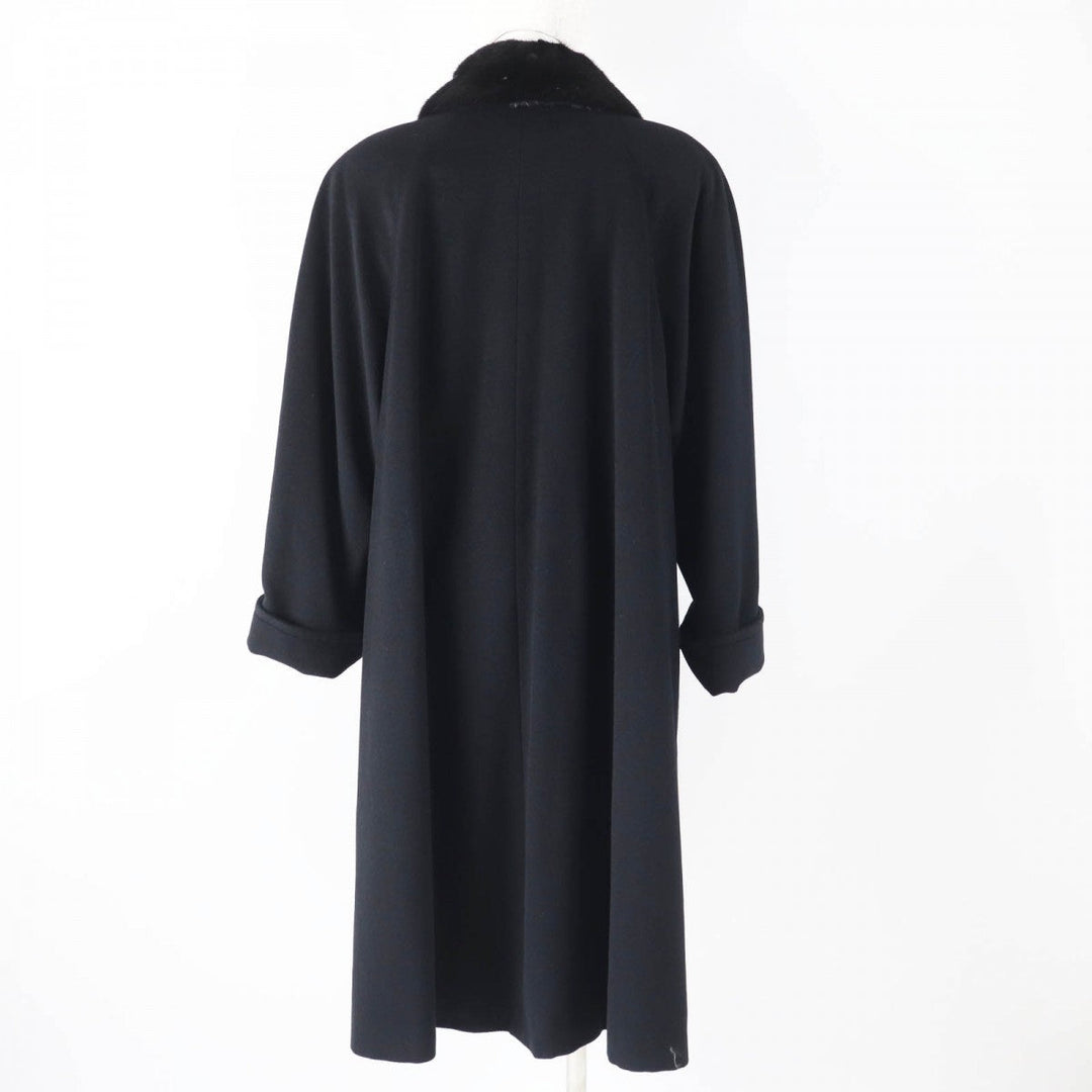 Herno coat Main: 100% cashmere, Lining: 100% silk black Women 44 Used Authentic