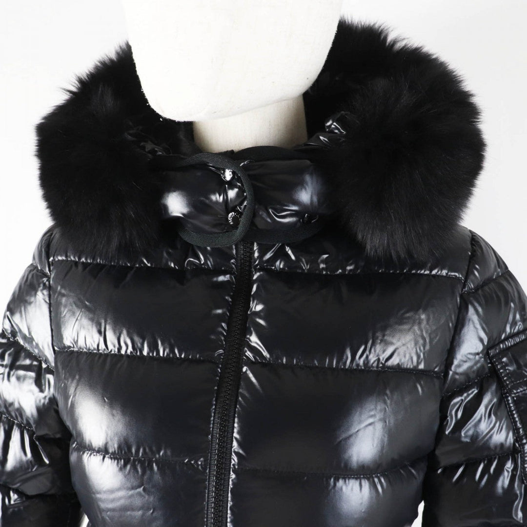 MONCLER Down jacket Nylon black BADY FUR