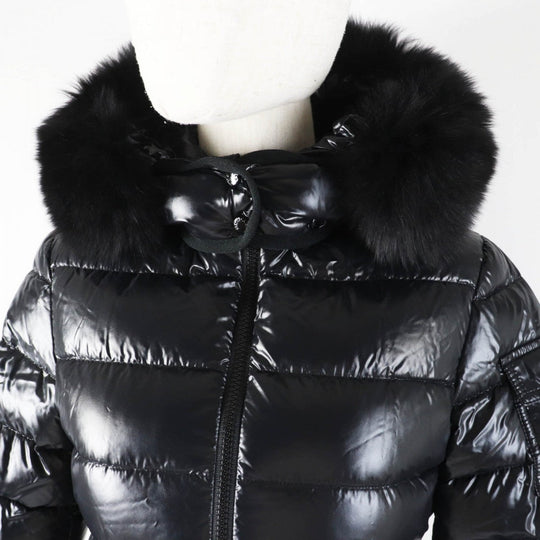 MONCLER Down jacket Nylon black BADY FUR