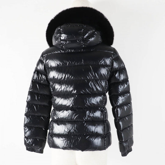 MONCLER Down jacket Nylon black BADY FUR