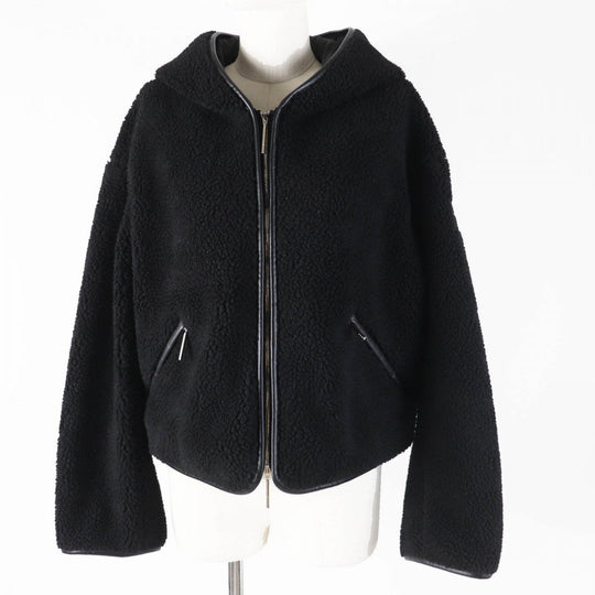TATRAS Blouson  LTAT24A4039-L Main: 100% polyester, Lining: 100% polyester, Part: Synthetic leather black PERLA Women 3 Used Authentic