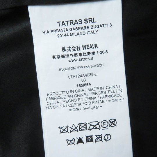 TATRAS Blouson  LTAT24A4039-L Main: 100% polyester, Lining: 100% polyester, Part: Synthetic leather black PERLA Women 3 Used Authentic