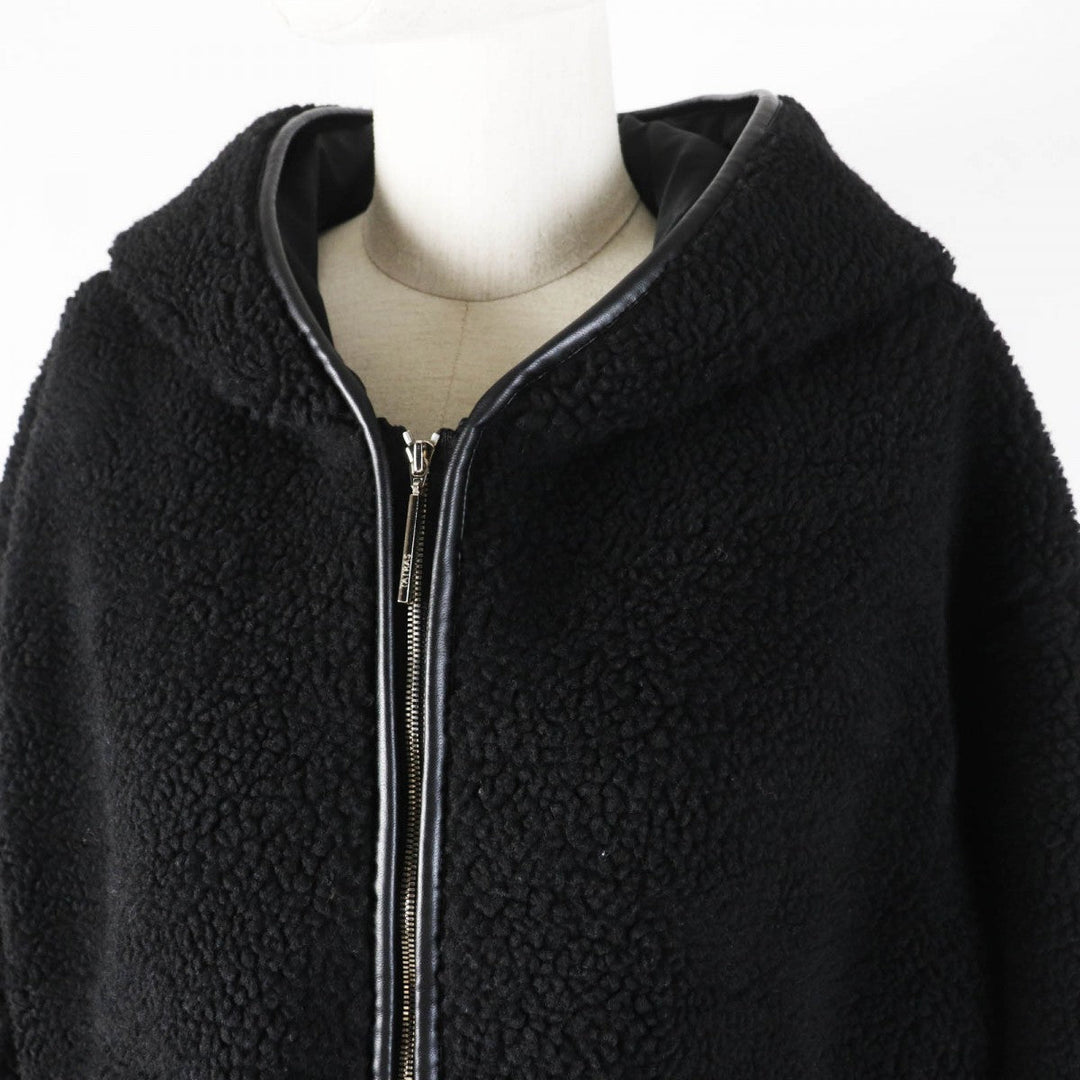 TATRAS Blouson  LTAT24A4039-L Main: 100% polyester, Lining: 100% polyester, Part: Synthetic leather black PERLA Women 3 Used Authentic