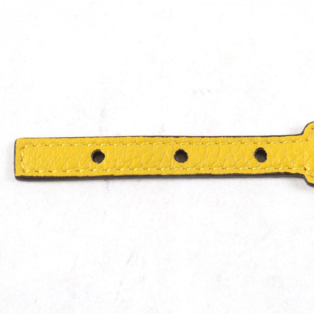 FENDI Other miscellaneous goods 8AC023-ADYW-F01K9 Main: Leather yellow Women Used Authentic