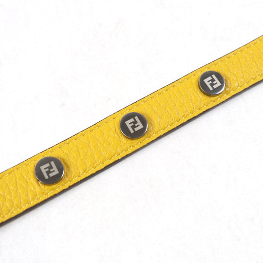 FENDI Other miscellaneous goods 8AC023-ADYW-F01K9 Main: Leather yellow Women Used Authentic