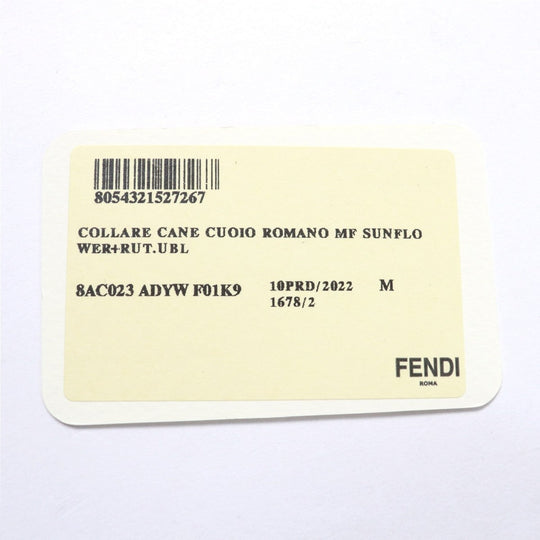FENDI Other miscellaneous goods 8AC023-ADYW-F01K9 Main: Leather yellow Women Used Authentic