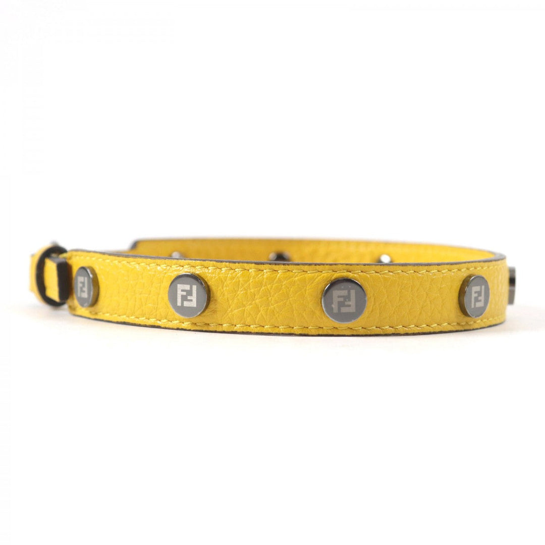 FENDI Other miscellaneous goods 8AC023-ADYW-F01K9 Main: Leather yellow Women Used Authentic
