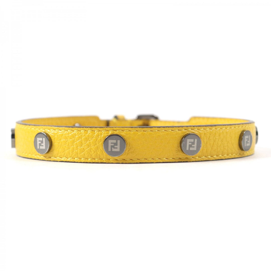 FENDI Other miscellaneous goods 8AC023-ADYW-F01K9 Main: Leather yellow Women Used Authentic