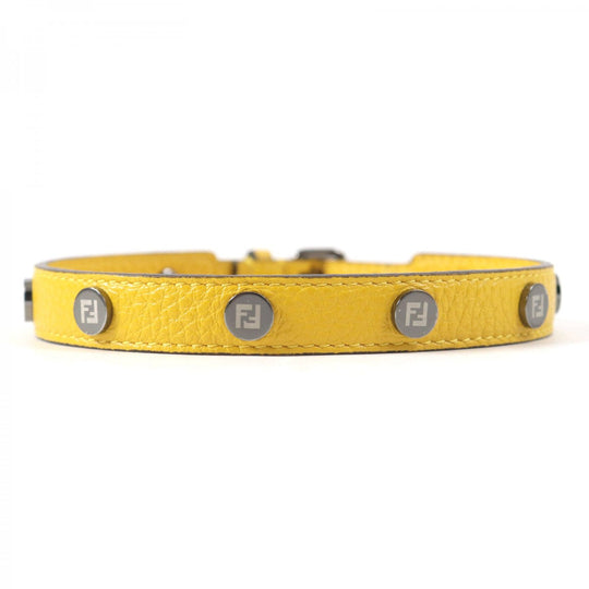 FENDI Other miscellaneous goods 8AC023-ADYW-F01K9 Main: Leather yellow Women Used Authentic