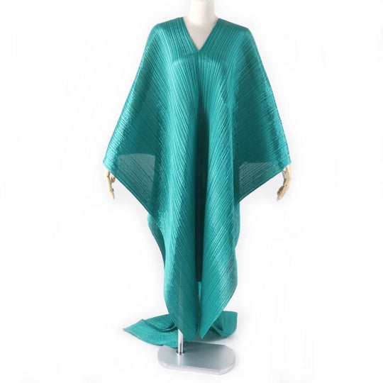 PLEATS PLEASE shawl polyester green