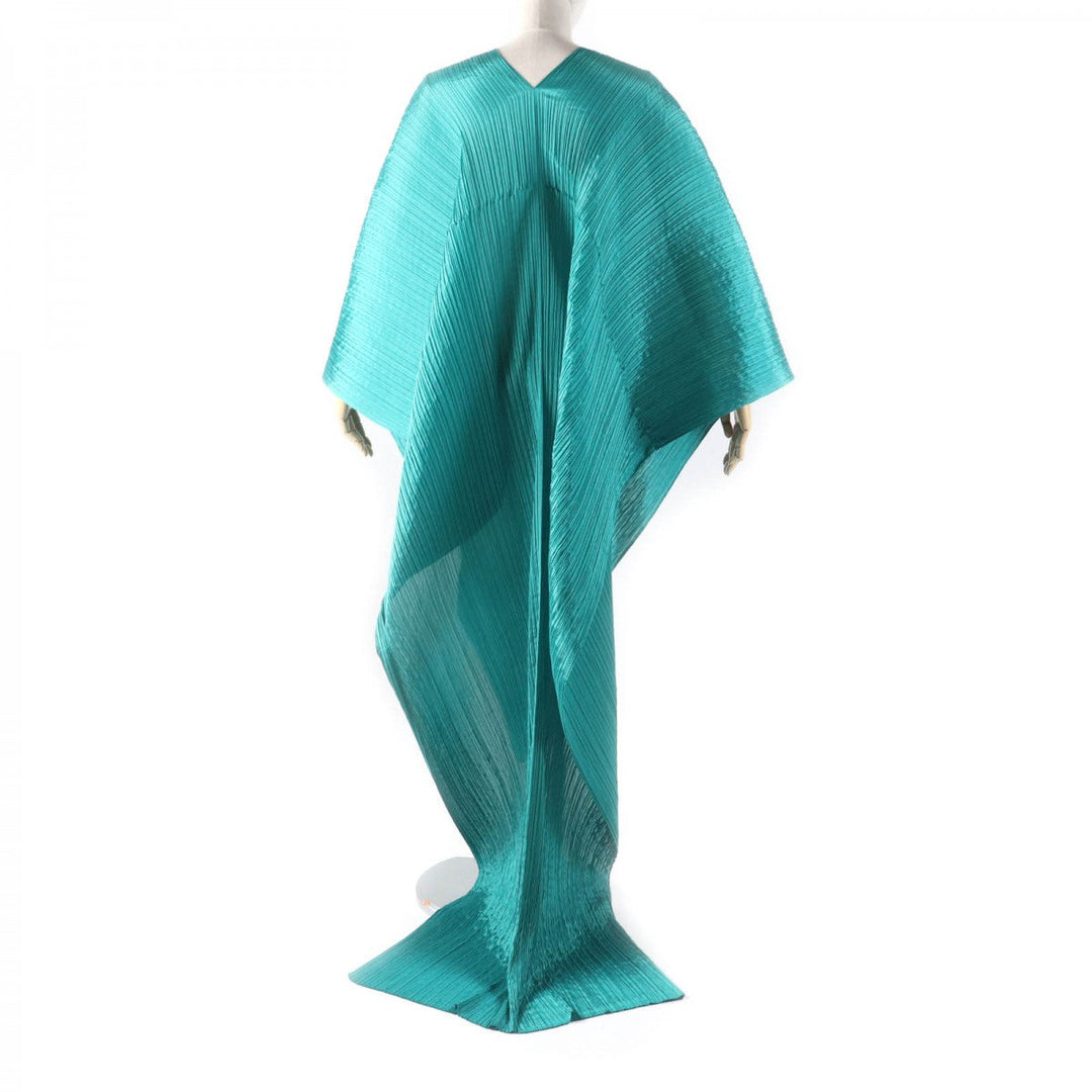 PLEATS PLEASE shawl polyester green