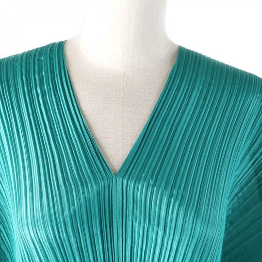 PLEATS PLEASE shawl polyester green