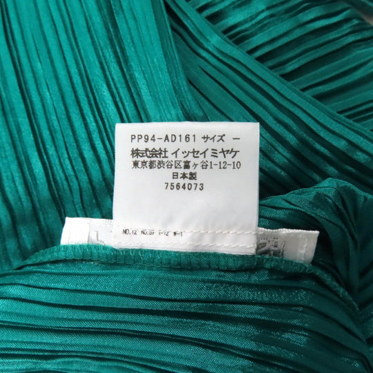 PLEATS PLEASE shawl polyester green