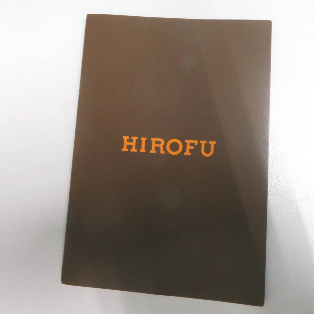 HIROFU Shoulder Bag 15906L Main: Leather blue Rampo S Women Used Authentic