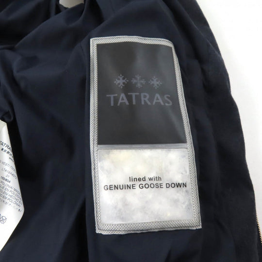 TATRAS Down vest LTA18A4572 Outer: 100% wool, Filling: 90% down, Filling: 10% feather, Lining: 90% nylon, Lining: 10% polyurethane Navy LUSERA Women 1 Used Authentic