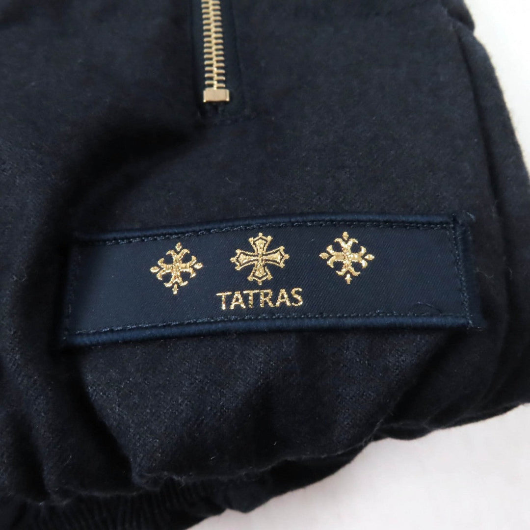 TATRAS Down vest LTA18A4572 Outer: 100% wool, Filling: 90% down, Filling: 10% feather, Lining: 90% nylon, Lining: 10% polyurethane Navy LUSERA Women 1 Used Authentic