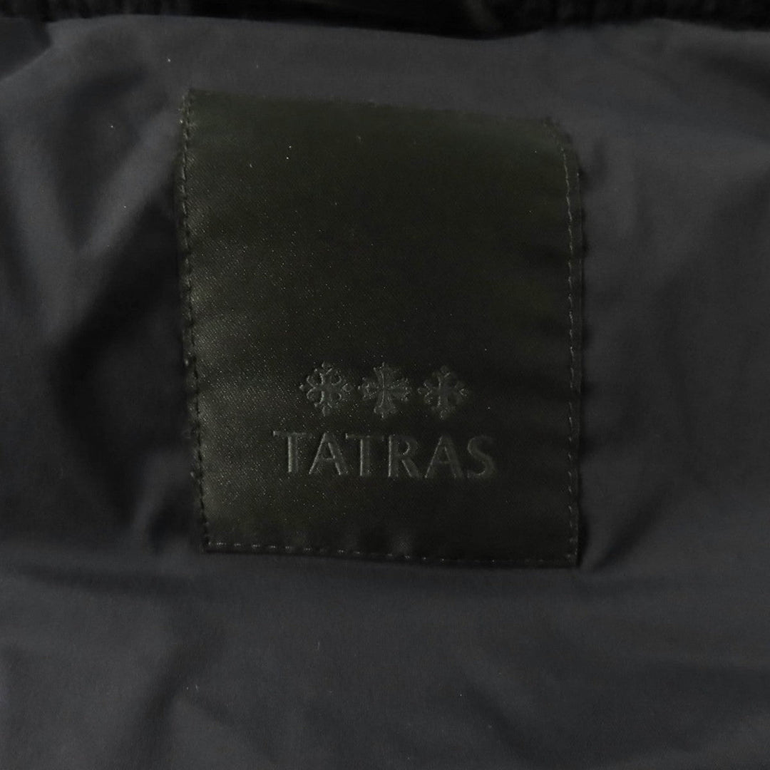 TATRAS Down vest LTA18A4572 Outer: 100% wool, Filling: 90% down, Filling: 10% feather, Lining: 90% nylon, Lining: 10% polyurethane Navy LUSERA Women 1 Used Authentic