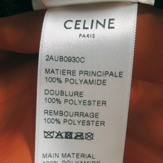 CELINE hat 2AUB0930C Outer: 100% nylon, Lining: 100% nylon, Filling: 100% polyester Black White bayedith liman mens M Used Authentic