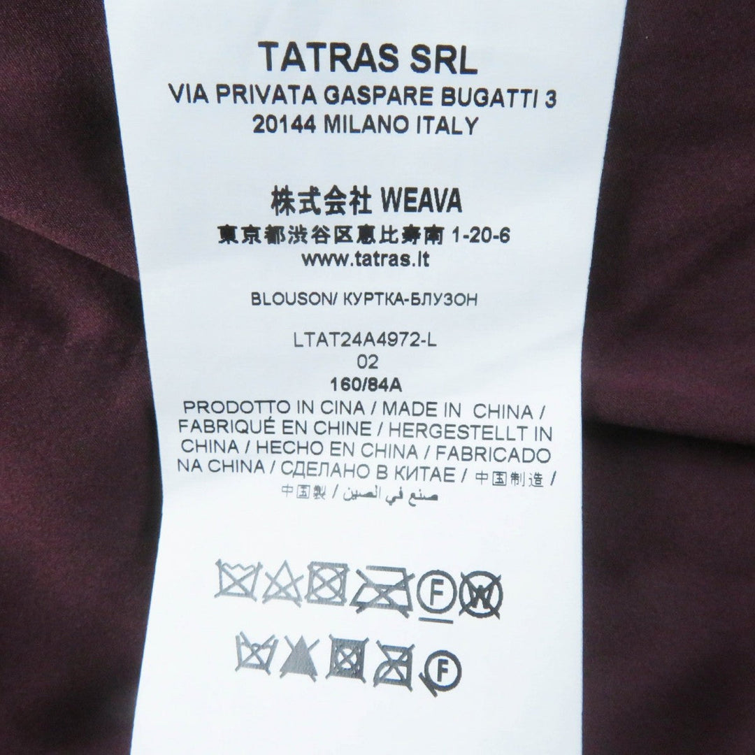 TATRAS Jacket LTAT24A4972-L Main: 100% polyester, Lining: 100% polyester Bordeaux MAMATETA Women 2 Used Authentic