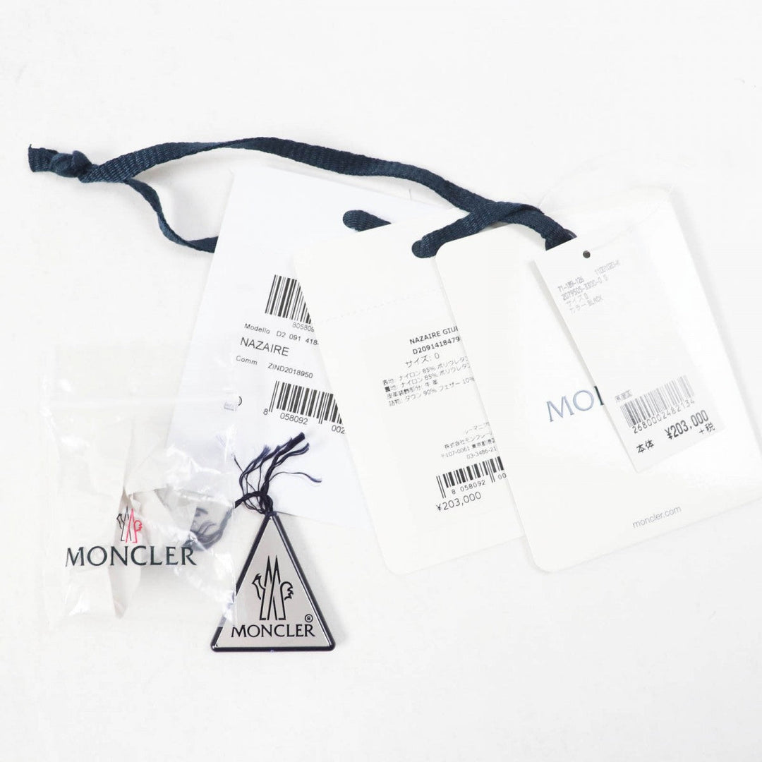 MONCLER Down jacket Nylon black NAZAIRE