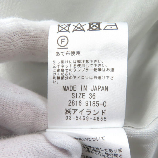 GRACE Class coat Outer material: 33% acrylic, 28% cotton, 14% nylon, 10% polyester, 6% rayon White black Women 36 Used Authentic