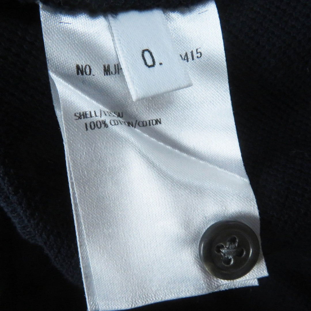 THOM BROWNE Short sleeve polo shirt MJP042A Main: 100% cotton Dark navy Women Used Authentic