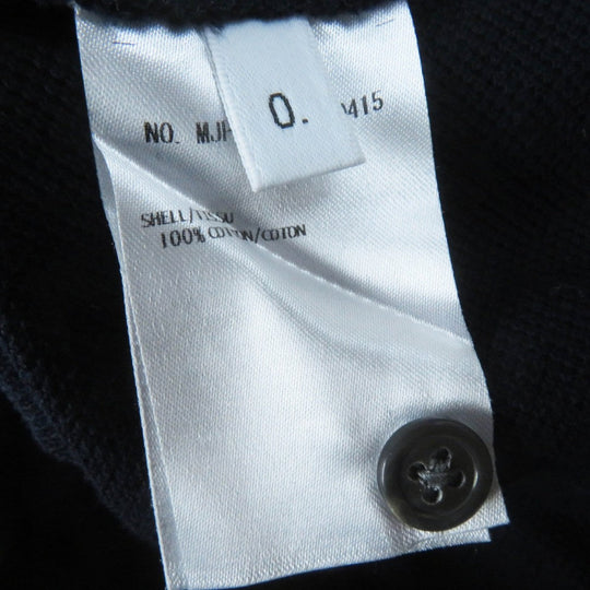 THOM BROWNE Short sleeve polo shirt MJP042A Main: 100% cotton Dark navy Women Used Authentic