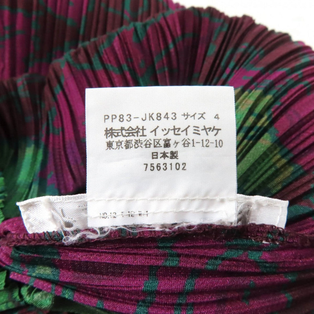 PLEATS PLEASE Cut PP83-JK843 Main: 100% polyester Multi Women 4 Used Authentic