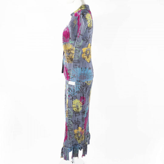 PLEATS PLEASE setup PP71-JJ783 PP71-JG785 Main: 100% polyester Multi Women Used Authentic