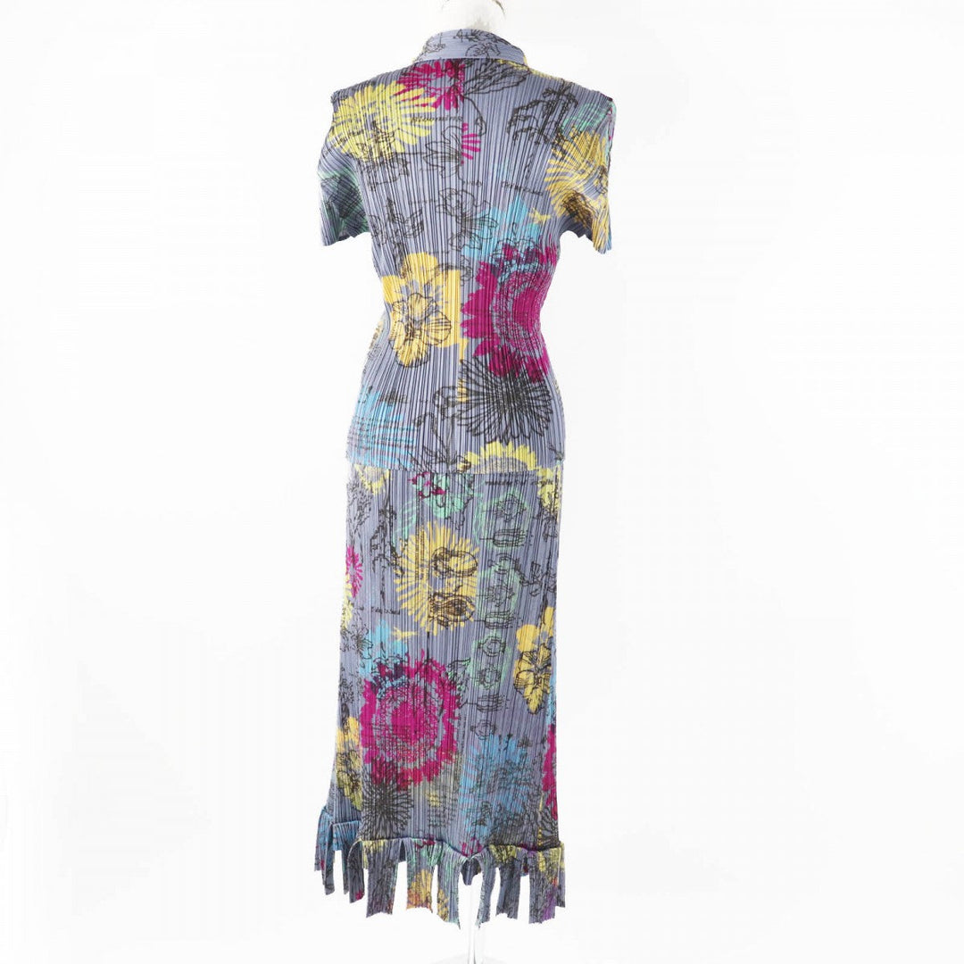 PLEATS PLEASE setup PP71-JJ783 PP71-JG785 Main: 100% polyester Multi Women Used Authentic