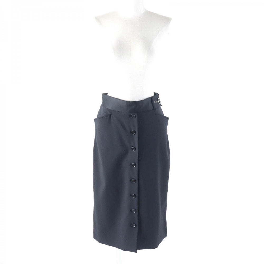 DOLCE&GABBANA Tight Skirt Outer: 97% wool, Outer: 3% elastane, Lining: 96% cupra, Lining: 4% lycra black Women 42 Used Authentic