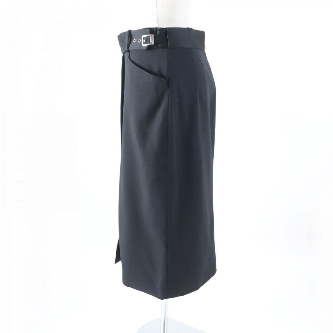 DOLCE&GABBANA Tight Skirt Outer: 97% wool, Outer: 3% elastane, Lining: 96% cupra, Lining: 4% lycra black Women 42 Used Authentic