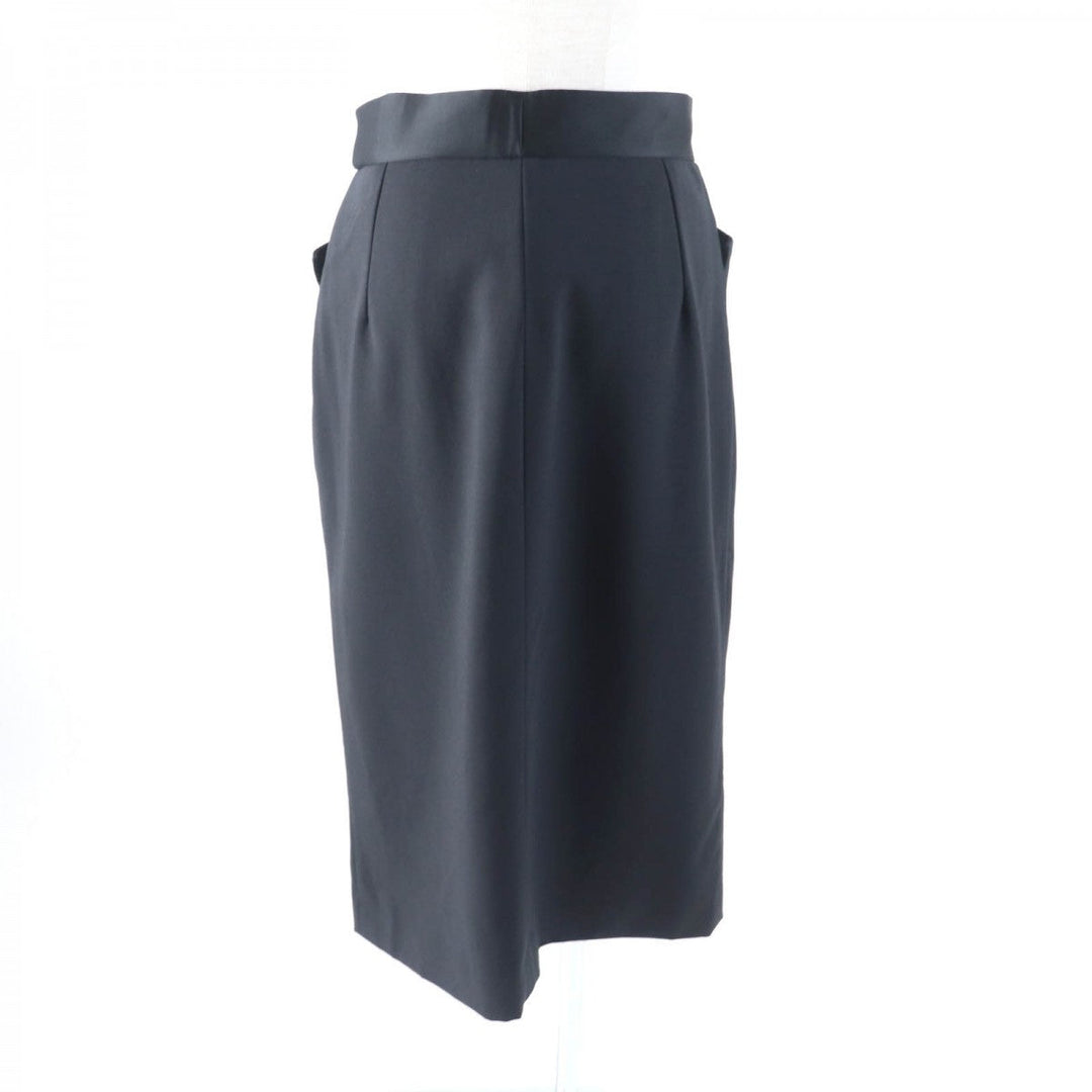 DOLCE&GABBANA Tight Skirt Outer: 97% wool, Outer: 3% elastane, Lining: 96% cupra, Lining: 4% lycra black Women 42 Used Authentic