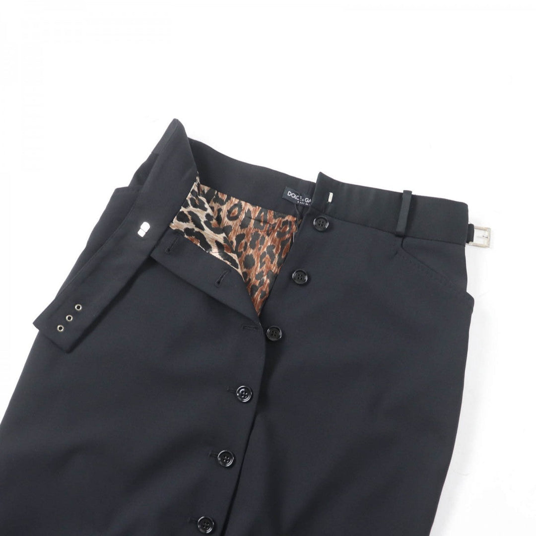DOLCE&GABBANA Tight Skirt Outer: 97% wool, Outer: 3% elastane, Lining: 96% cupra, Lining: 4% lycra black Women 42 Used Authentic