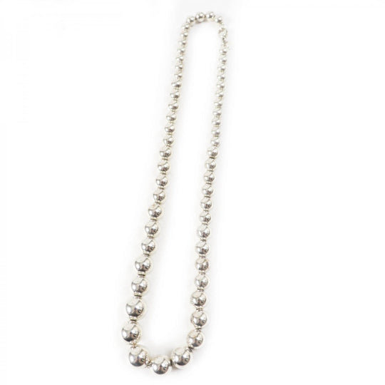 TIFFANY&Co. Necklace AG925 Silver Graduated Hardware Ball Necklace