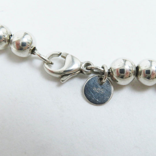 TIFFANY&Co. Necklace AG925 Silver Graduated Hardware Ball Necklace