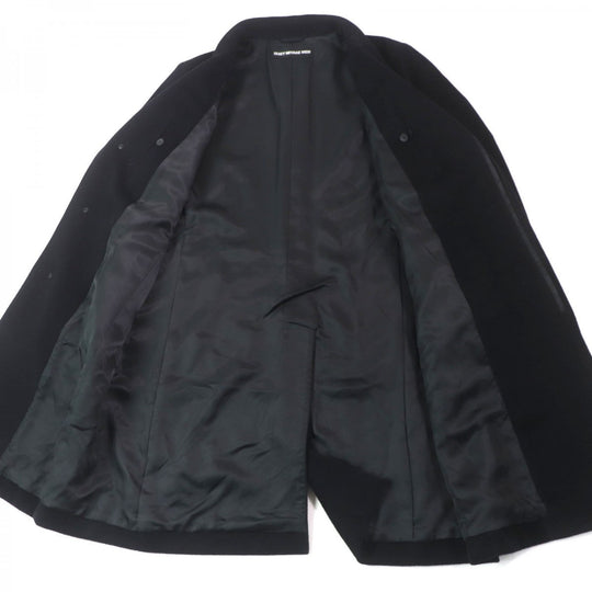 ISSEY MIYAKE MEN Chester coat ME33FA119 Outer: 62% Angora, Outer: 38% Wool, Lining: 100% Cupra black mens 2 Used Authentic