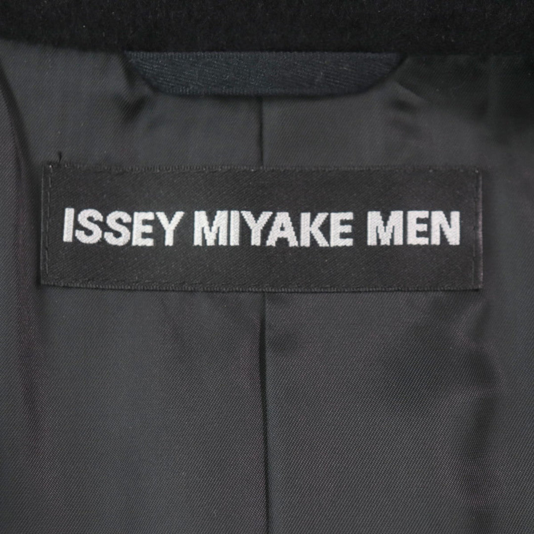 ISSEY MIYAKE MEN Chester coat ME33FA119 Outer: 62% Angora, Outer: 38% Wool, Lining: 100% Cupra black mens 2 Used Authentic