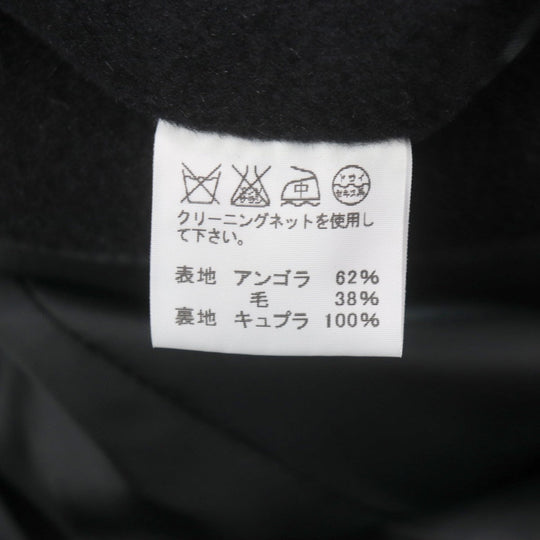 ISSEY MIYAKE MEN Chester coat ME33FA119 Outer: 62% Angora, Outer: 38% Wool, Lining: 100% Cupra black mens 2 Used Authentic