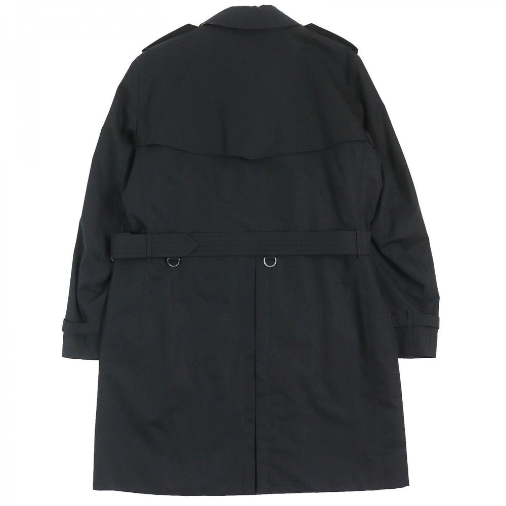 BURBERRY trench coat 8028090 Outer: 100% cotton, Lining: 100% cotton, Sleeve lining: 100% viscose (rayon) black mens 56 Used Authentic